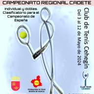 Cehegín acogerá el Campeonato Regional Cadete de Tenis