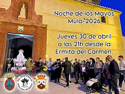 Noche de los Mayos en Mula 2026