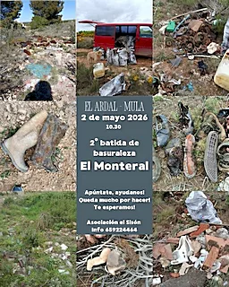 Mula convoca una nueva jornada de limpieza voluntaria en El Monteral el próximo 2 de mayo