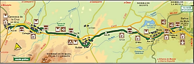 Mula entre los municipios beneficiados por la renovación de 28 km de la Vía Verde del Noroeste con fondos Next Generation EU.