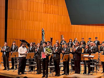Mula acompaña a la Agrupación Musical Muleña en el ciclo “Bandas en el Auditorio”