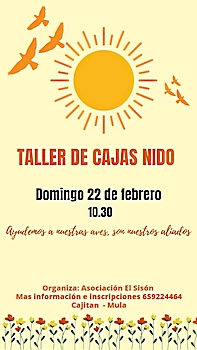 taller de cajas nido