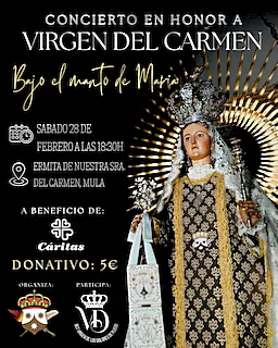 Concierto en Honor a Virgén del Carmen de Mula 2026