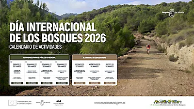 Murcia se adentra en sus bosques para celebrar el Día Internacional con rutas y talleres del 20 al 26 de marzo