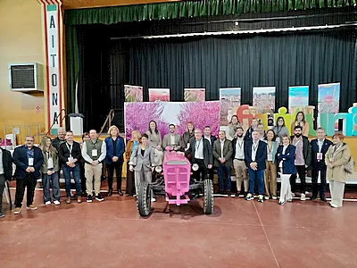 Mula presenta MulaFlor en el III Foro Floración de Aitona como modelo de desarrollo rural sostenible ligado al paisaje del almendro.