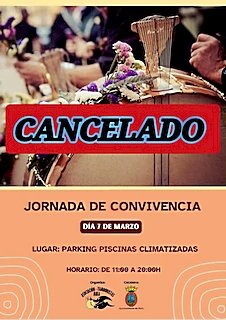 La asociación de tamboristas de Mula decide cancelar la jornada de convivencia.