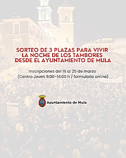 Mula da la oportunidad de vivir la Noche de los Tambores desde el balcón del Ayuntamiento