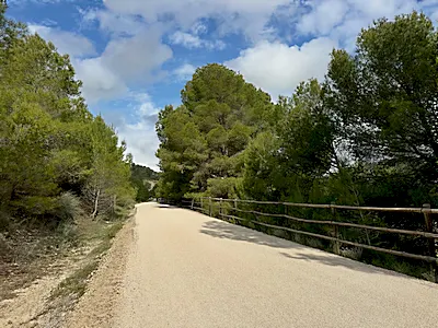 El Ayuntamiento de Mula supervisa las obras de mejora de la Vía Verde en el tramo hasta Bullas.