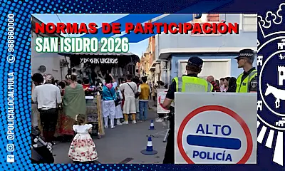 COMUNICADO DE POLICÍA LOCAL PARA SAN ISIDRO DE MULA