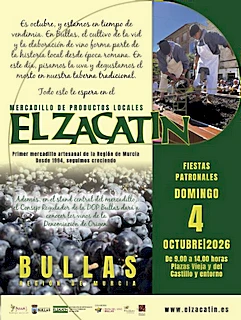 El Zacatín de Bullas dedica su edición de octubre a la vendimia y al vino con motivo de las fiestas patronales
