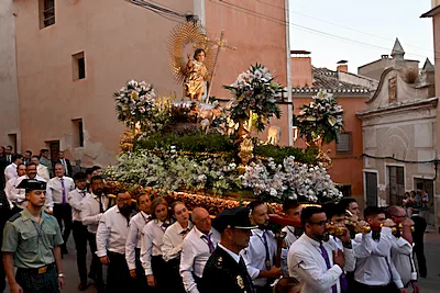 Mula vive con emoción la solemne procesión del Niño Jesús de Balate en sus Fiestas Patronales