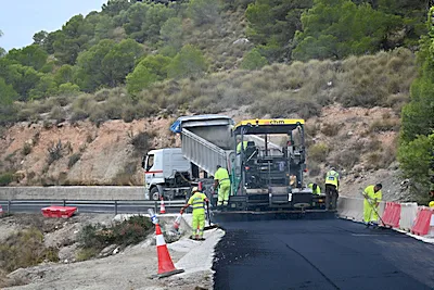 El Monteral estrena firme, la carretera RM-B27 estará lista a finales de noviembre
