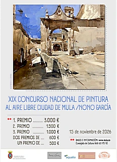 Mula convoca el XIX Premio Nacional de Pintura al Aire Libre Ciudad de Mula-Nono García