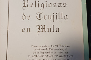 RELIGOSAS DE TRUJILLO EN MULA