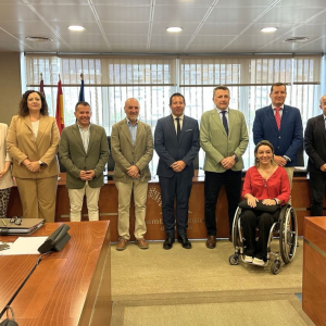 Alcade, en la samblea Regional, en Cartagena, (4)